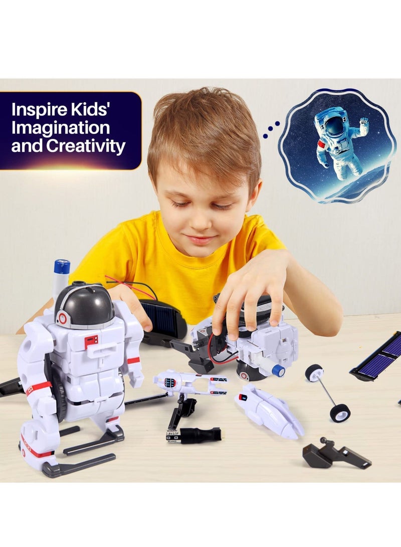 Projects Toys for Kids Ages 8 12 Solar Robot Science Kits Gifts 14 Year Old Teen Boys Girls 120Pcs Building Experiments Teenage 9 10 11 13