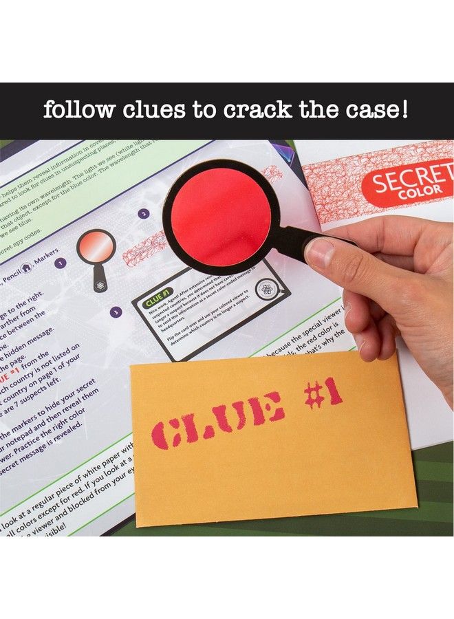 Top Secret Spy Science Kit Detective Kit For Kids Crimesolver Set For Spy Parties Great Science Toy Gift For Boys And Girls Be Your Own Secret Agent Ages 8 9 10