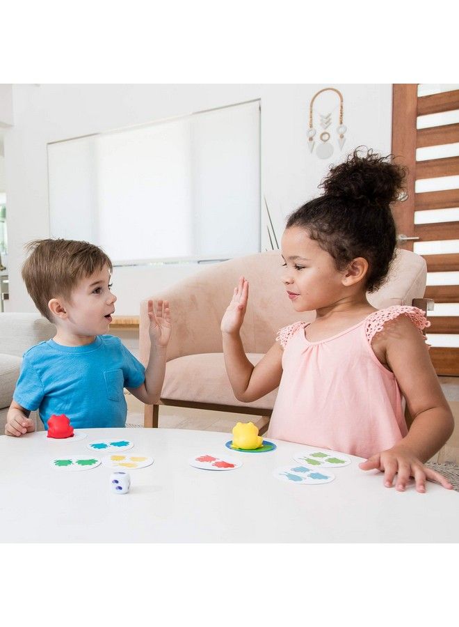 1 2 3 Froggies Counting & Color Matching Game For Preschoolers And Toddler For 2 4 Players Fun Family Board Game For Kids Ages 3+