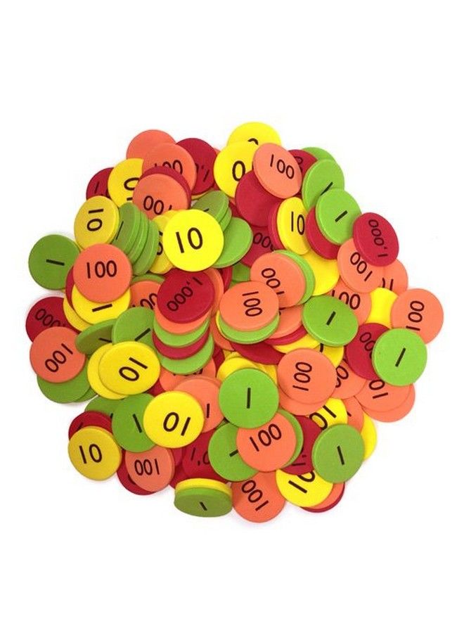 Quietshape Foam Place Value Disks Ones To Thousands: Set Of 160