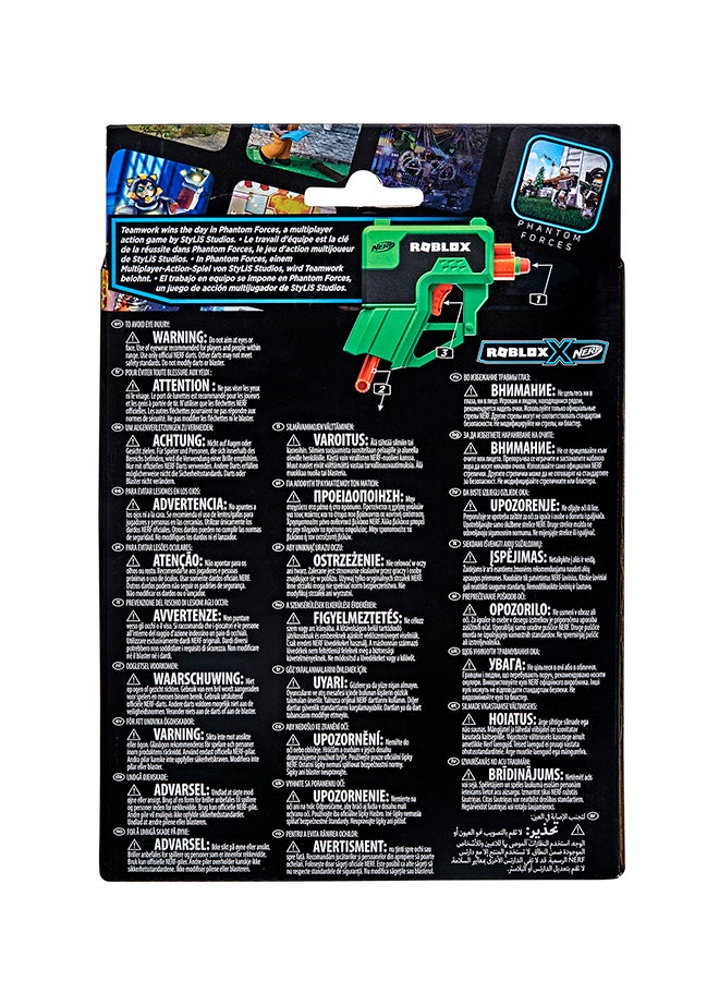 Roblox Mad CityPlasma Ray Dart Blaster, Pull-Down Priming Handle, 2 Elite Darts, Code To Unlock In-Game Virtual Item