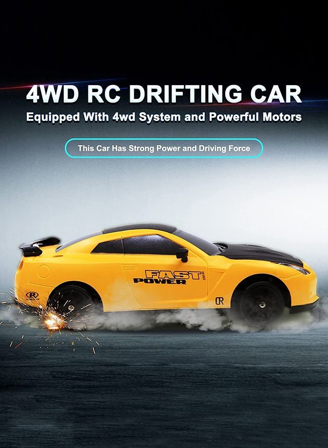 Baybee Rechargeable Remote Control Car for Kids, Stunt RC Cars with 2.4G Remote Control & Charger | Electric Battery Drift Kids Car | Remote Control Car for Kids 3+ Years Boys Girls (1:24 RC Car Assorted Colour)