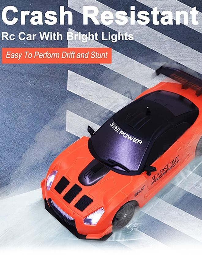 Baybee Rechargeable Remote Control Car for Kids, Stunt RC Cars with 2.4G Remote Control & Charger | Electric Battery Drift Kids Car | Remote Control Car for Kids 3+ Years Boys Girls (1:24 RC Car Assorted Colour)