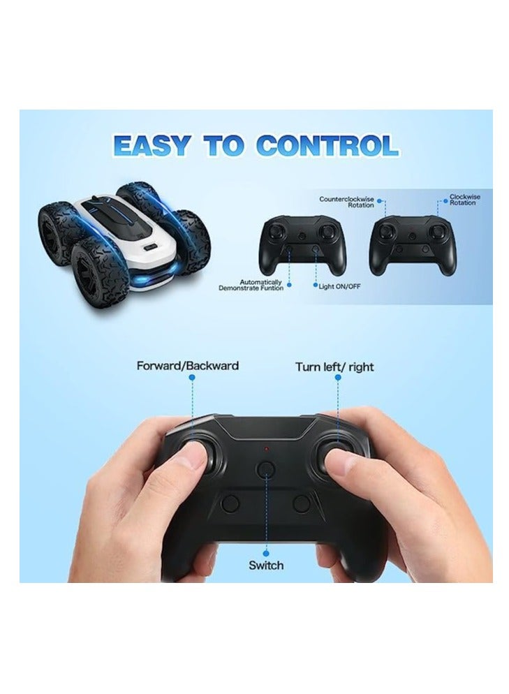 Baybee Remote Control Car - 4WD RC Car for Kids Boys 360° Rotation/Light/Flip Special Effect, 2.4GHz Monster Truck - Drift Stunt RC Car Offroad for Kid 6-14 Years, 15KM/H Remote Control Car Kids Gifts (Assorted Colour)