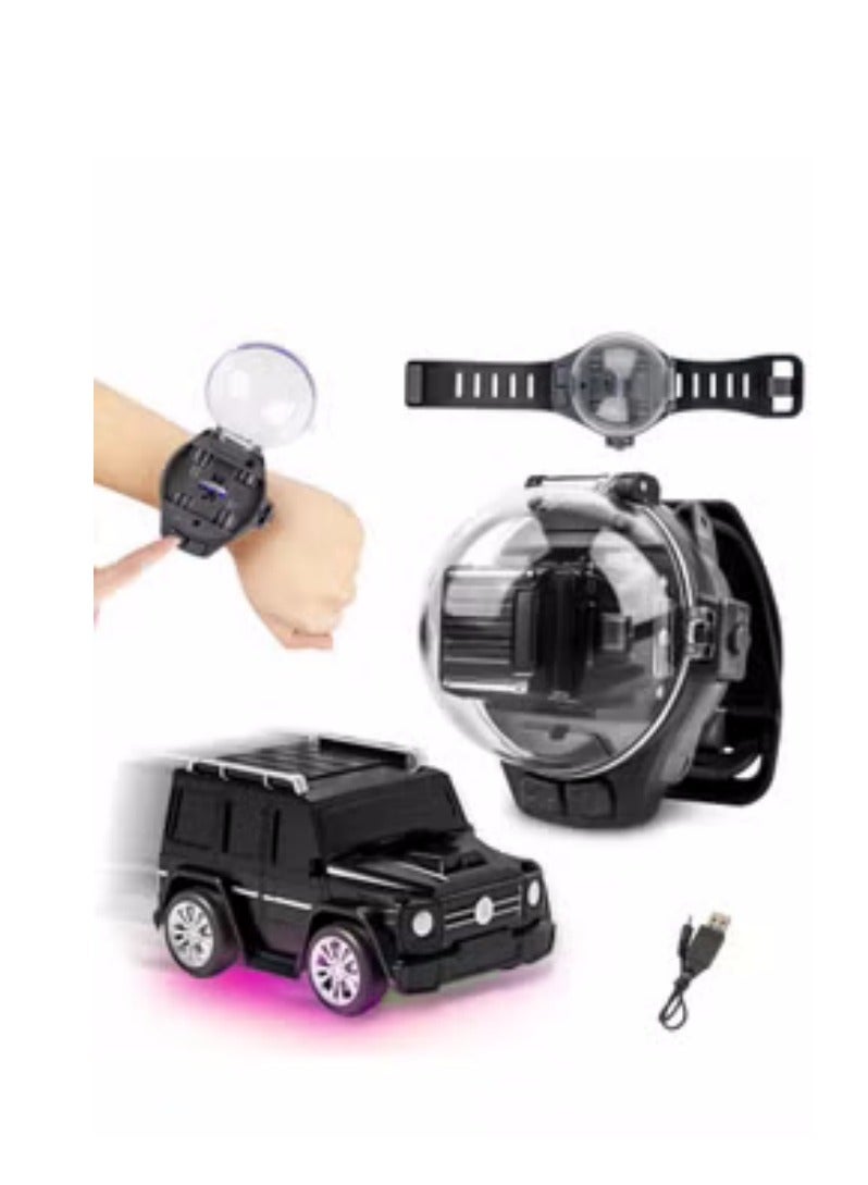 Mini Remote Control Car Watch Toys Racing Car Watch Toy with USB Charging for Boys and Girls