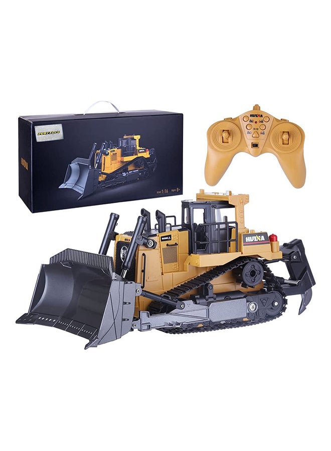 RC Bulldozer 1/16 9CH Remote Control Front Loader 2.4G Construction Vehicle