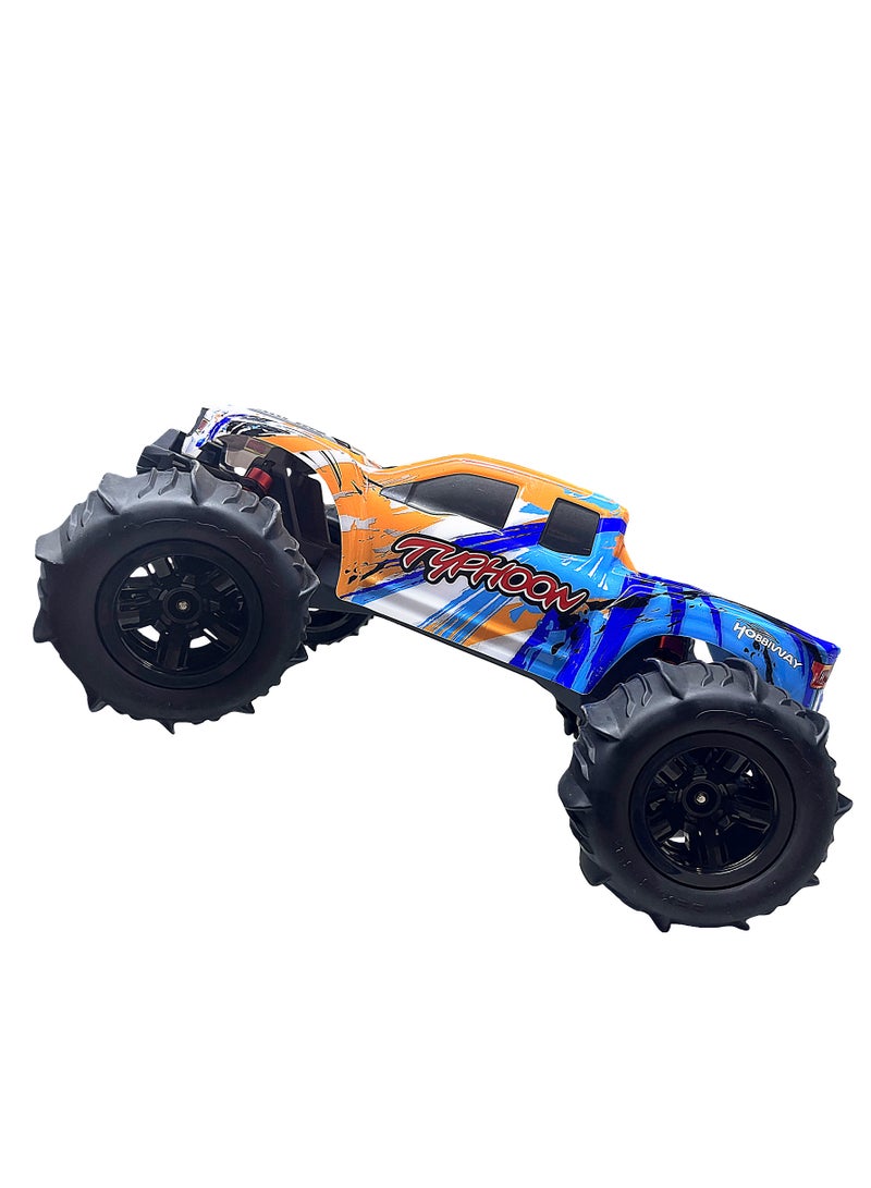 Hobbiway 1:10 RC Cars, Hobby Grade 4WD 60+ KM/H Fast Speed Remote Control Truck, All Terrain Off Road Electric Buggy With 2500 mAh Modular Battery For Adults And Boys (Advanced Modding Support)