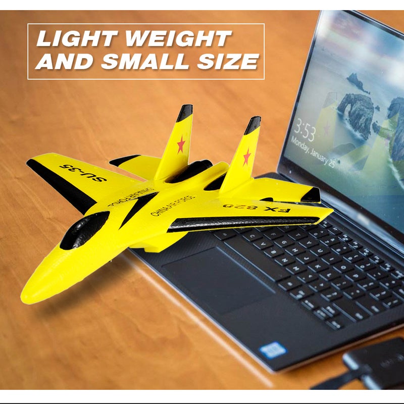 820 2.4G 2CH Remote Control SU-35 Glider 290mm Wingspan EPP Micro Indoor RC Airplane Aircraft RTF 42.5*8.1*32.6cm