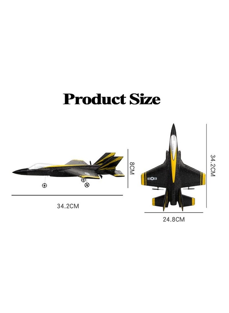 RC Foam Aircraft Remote Control Airplane Foam Toys for Children F35II With Box Black
