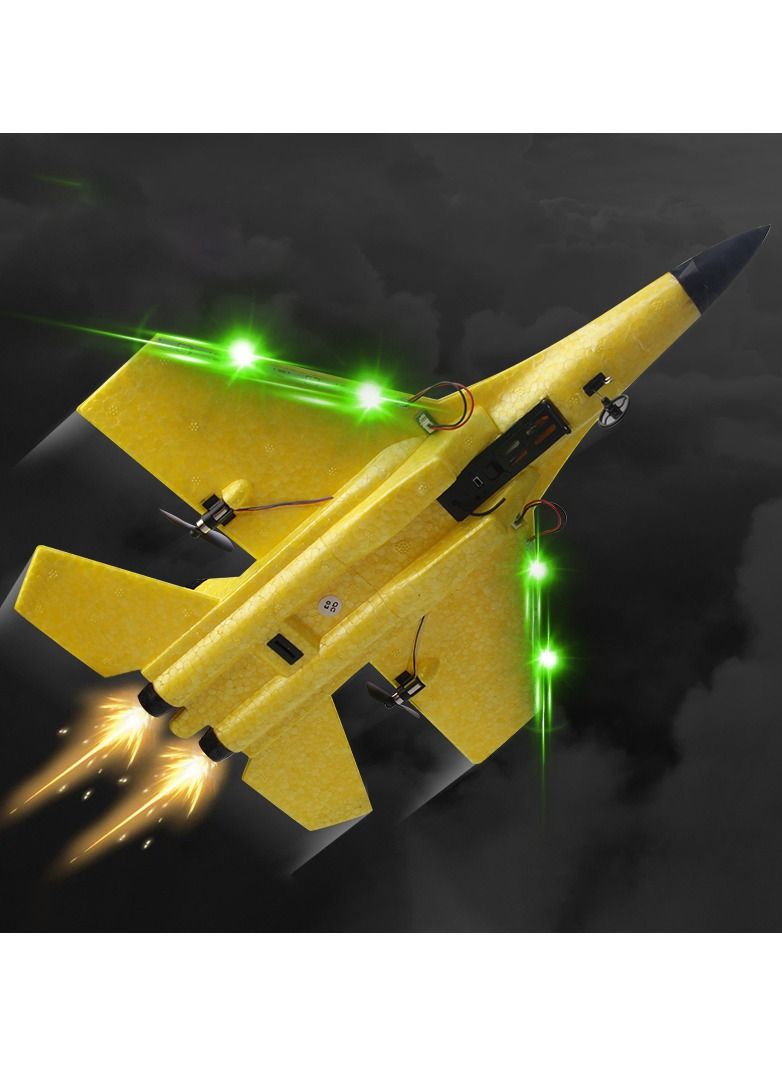 RC Foam Aircraft Remote Control Airplane Foam Toys for Children SU35 Sticker Rev Yellow