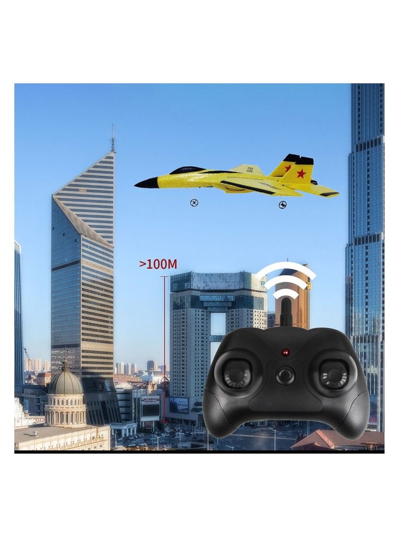 RC Remote Radio Control Drones Airplanes Yellow two Battery Toy Kids Gift