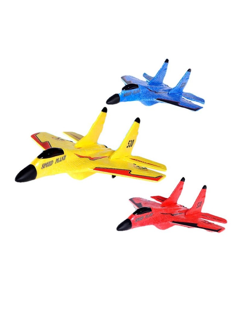 RC Foam Aircraft Remote Control Airplane Foam Toys for Children ZY-530 Blue With 720P