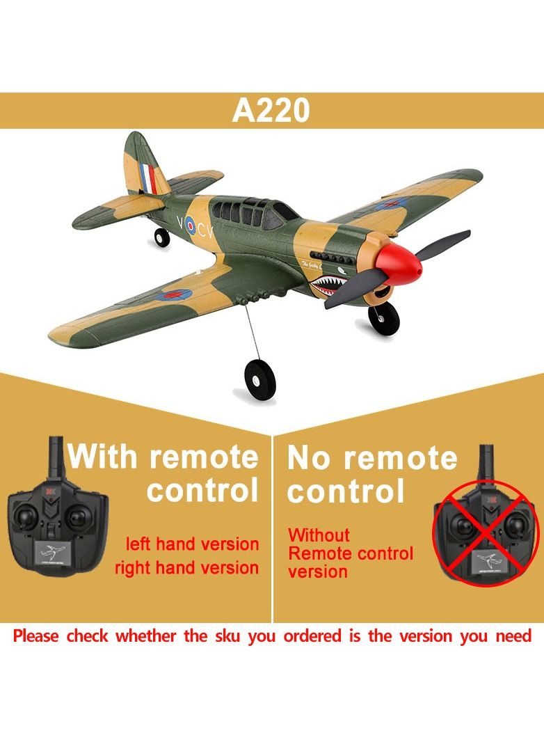 A220 Remote Control Aircraft 2.4GHz RC Airplane RC Plane Ready to Fly with 6G/3D Stabilization System