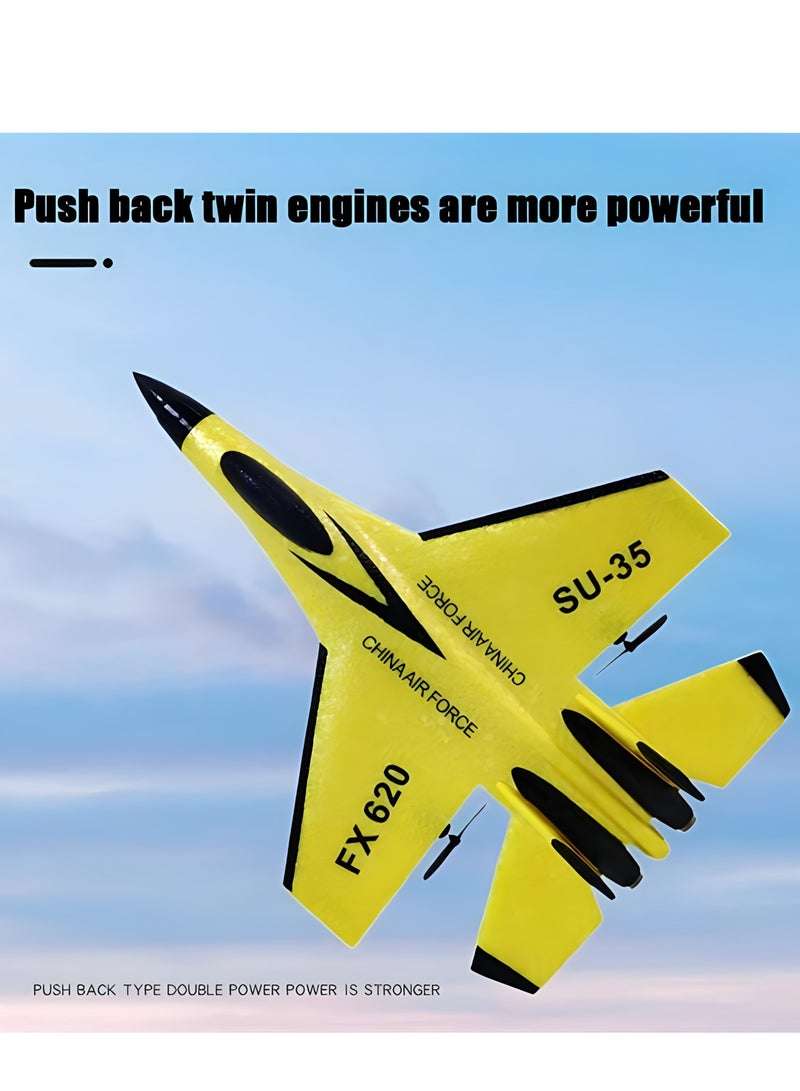 RC Aircraft SU-35 Plane | 2.4G Radio Glider Remote Control Fighter Plane Glider Airplanes Foam Toys for Children