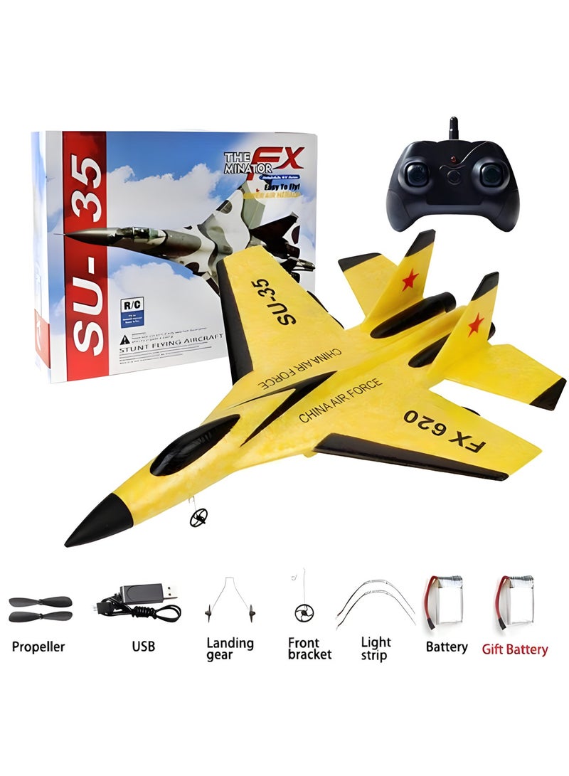 RC Aircraft SU-35 Plane | 2.4G Radio Glider Remote Control Fighter Plane Glider Airplanes Foam Toys for Children