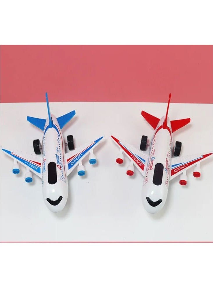 6 Pieces Airplane Toys with Light and Sound for Kids