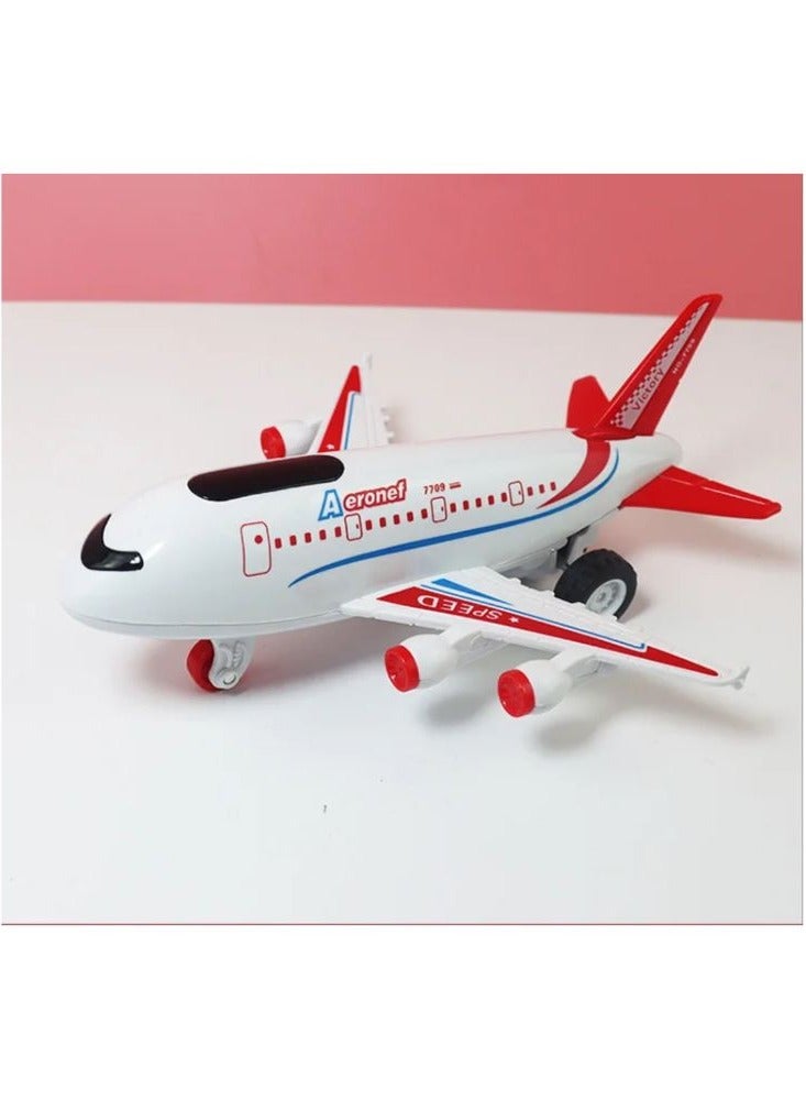 6 Pieces Airplane Toys with Light and Sound for Kids