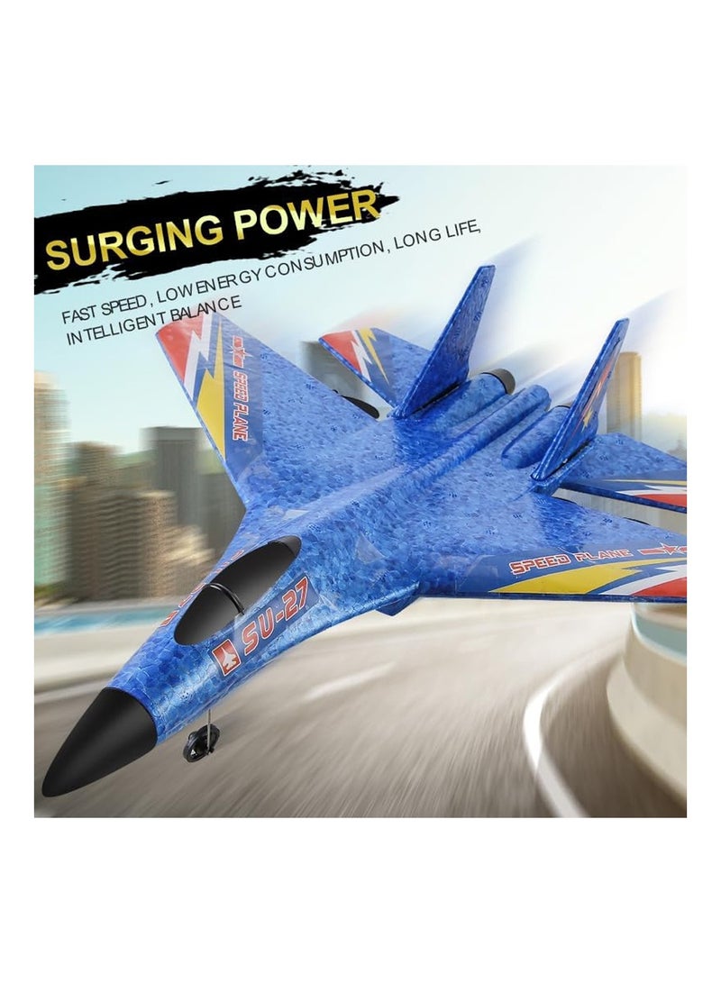 RC Plane, Su-27 Ready to Fly RC, 2 Channel 2.4GHZ RC Plane, RC Plane for Beginners