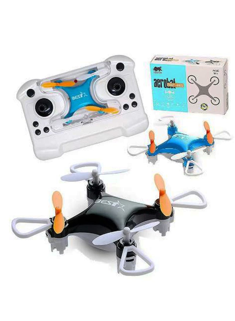 Mini Drone Quadcopter Remote Control Airplane High Fall Resistance Boy Toy Birthday Gift Black