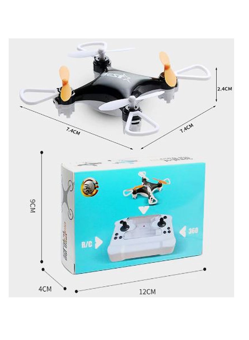 Mini Drone Quadcopter Remote Control Airplane High Fall Resistance Boy Toy Birthday Gift Blue