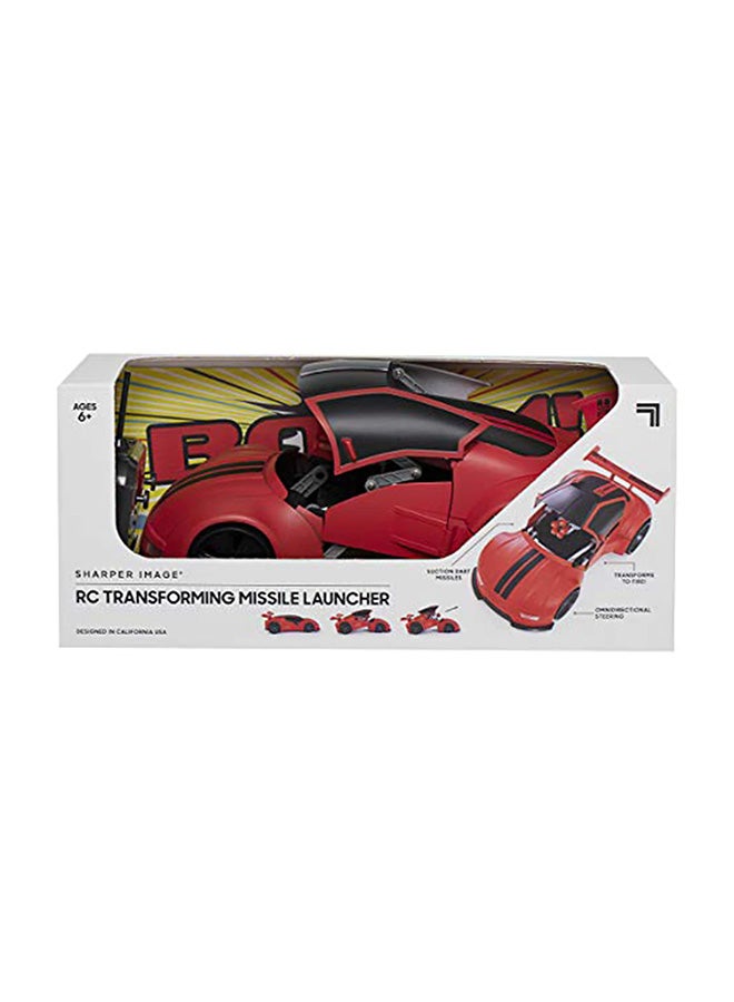 RC Transforming Missile Launcher Red