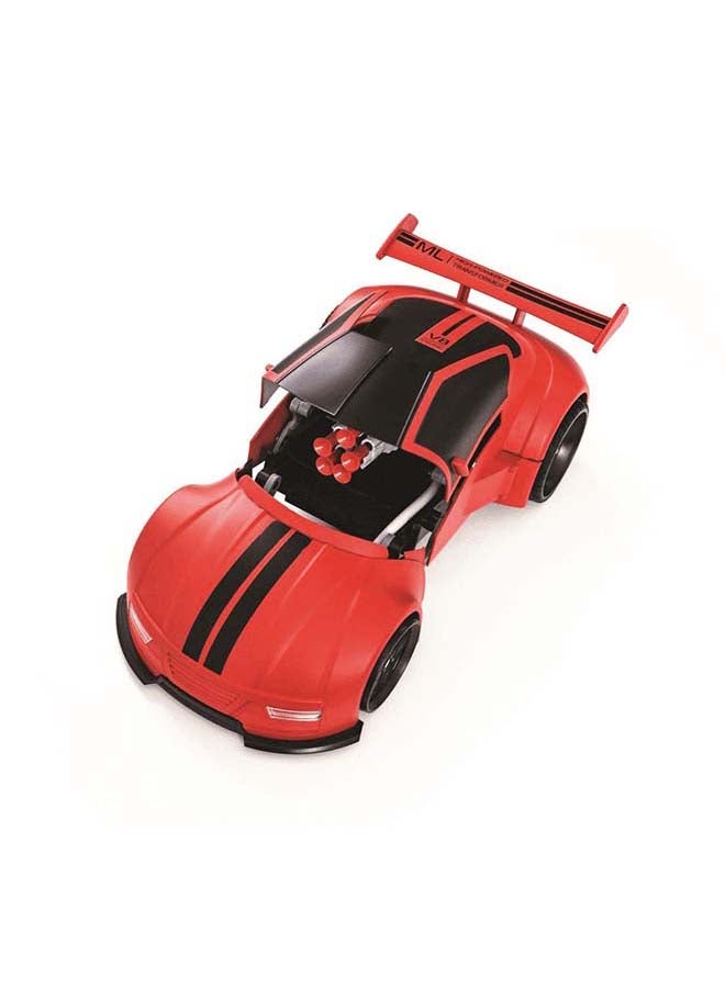 RC Transforming Missile Launcher Red