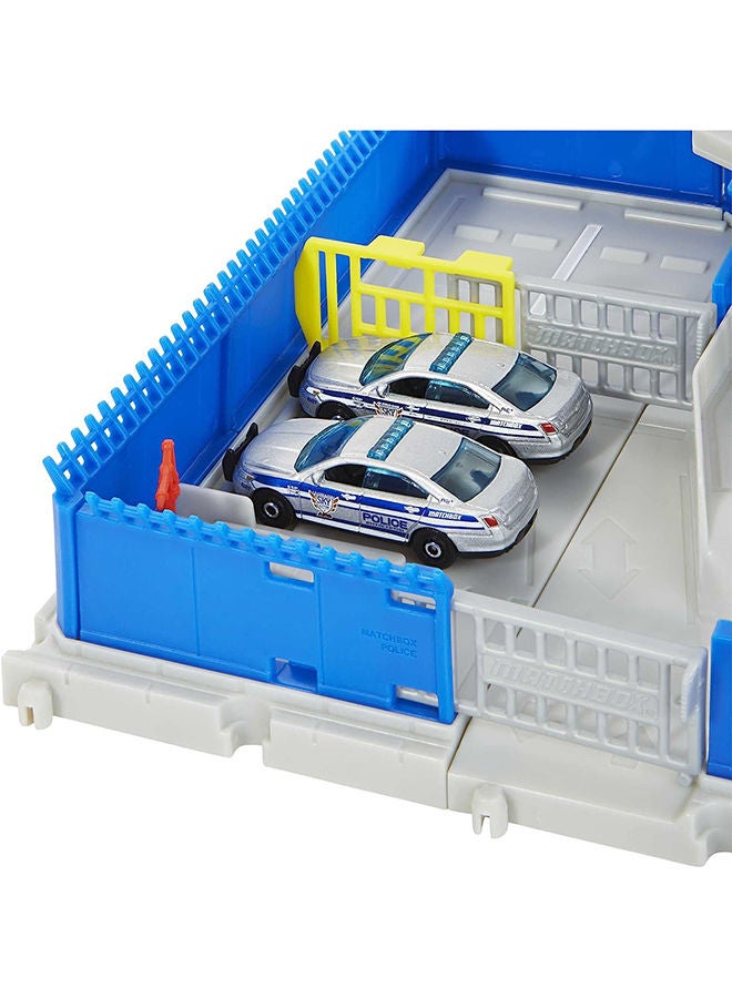 Mbx Action Drivers Police Station Playset