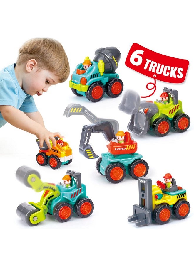 Toys For 1 Year Old Boy Birthday Gift 6 Pcs Toy Trucks Mini Car Toys For 2 Year Old Boy Birthday Gift Toddler Toys Age 12 3 Year Old Boy Toys Toddler Boy Toys For 1+ Year Old Boy Baby