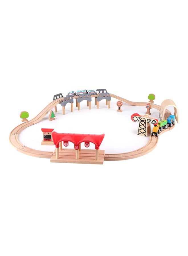 64-Piece Double Loop Railway Set E3712