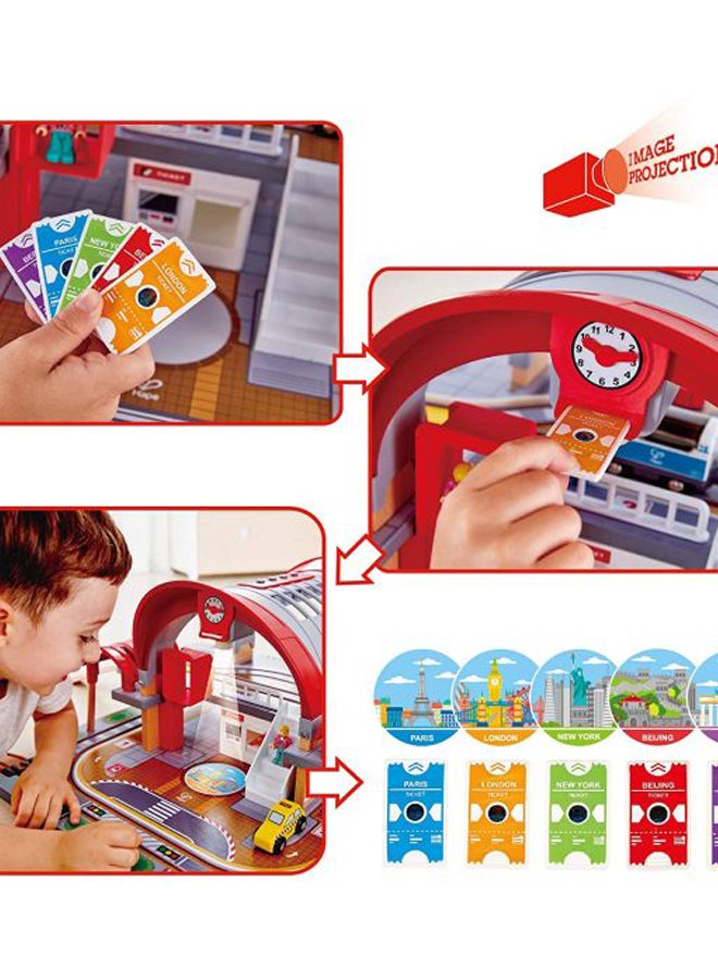 5-Piece Electronic Grand City Station Railway Play Set