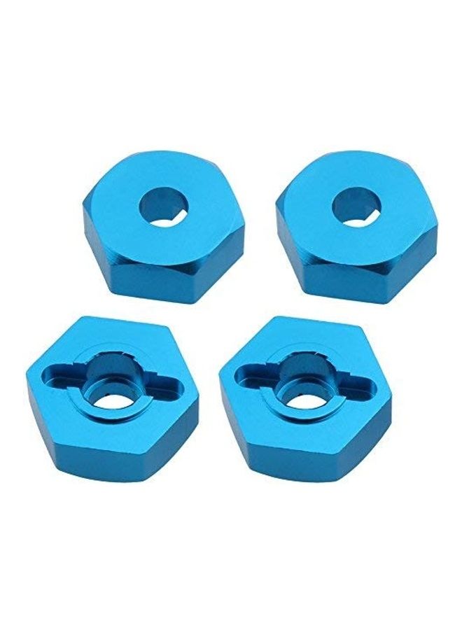 4-Piece Aluminum Wheel Hex Drive Hub Adaptor Set