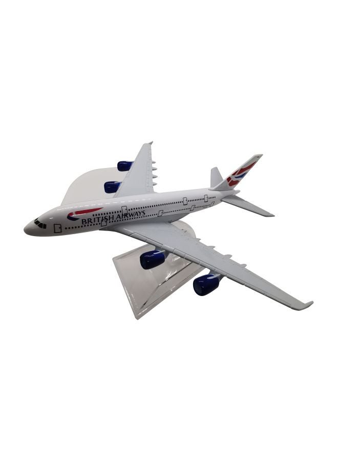 British Airways Airplane Model Toy 14centimeter