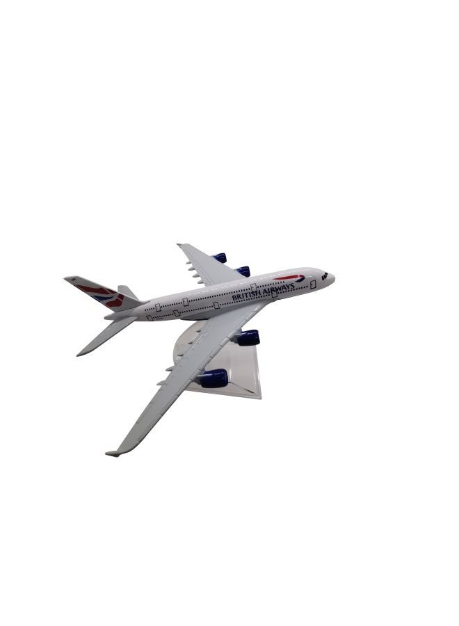 British Airways Airplane Model Toy 14centimeter