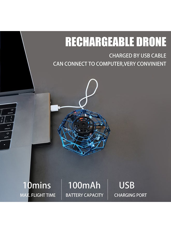 Hand Operated Hand Control Induction 360° Rotating Flying Drone 11*5.8*9.8cm