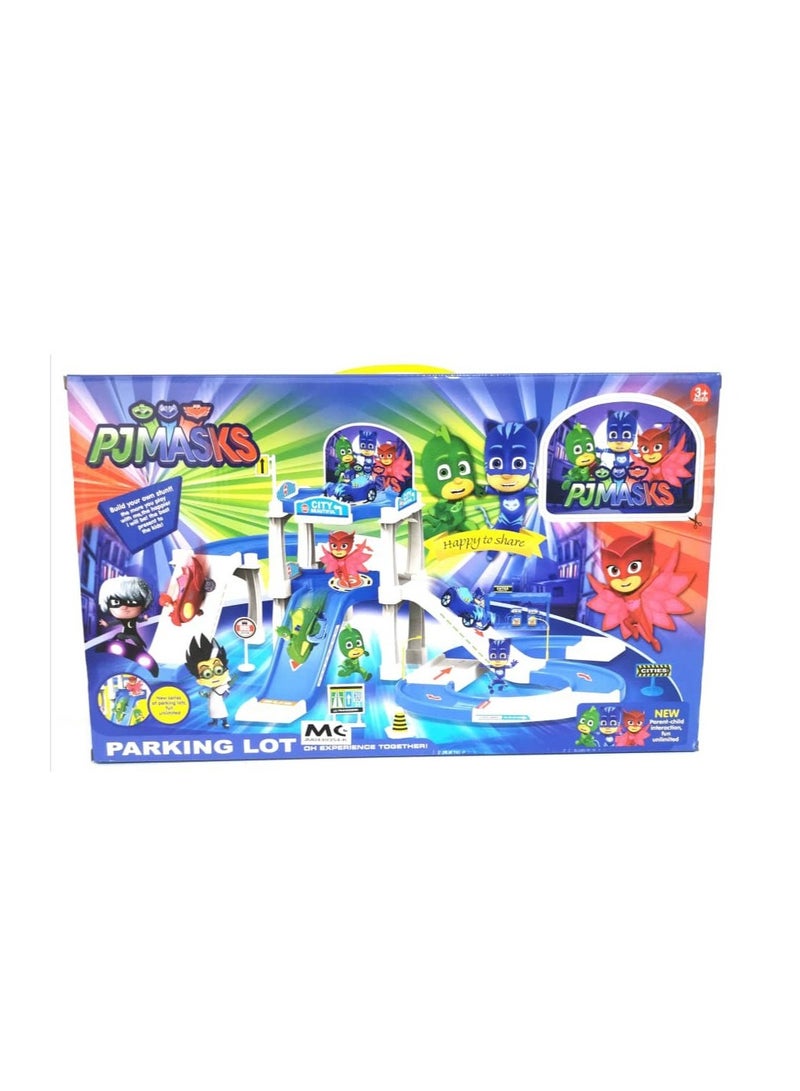 Pj Masks Control Tower Parking Lot Toy with Cars Characters Masked Figure