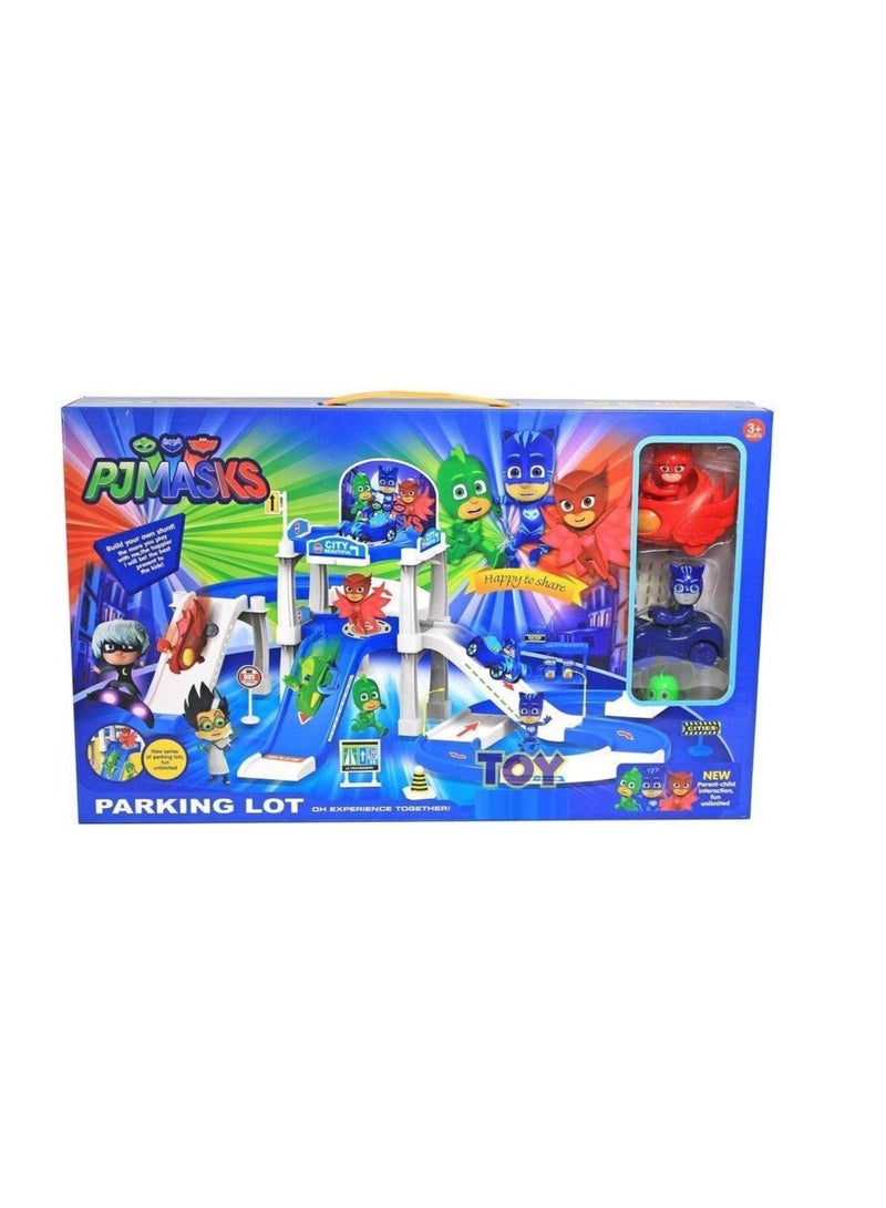 Pj Masks Control Tower Parking Lot Toy with Cars Characters Masked Figure