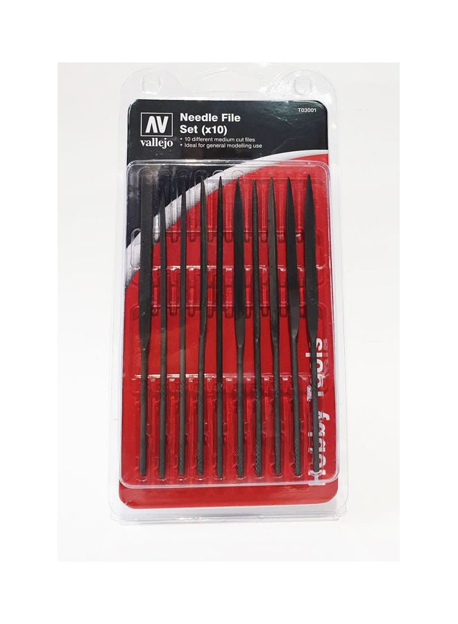 10-Piece Modelling Needle File Set