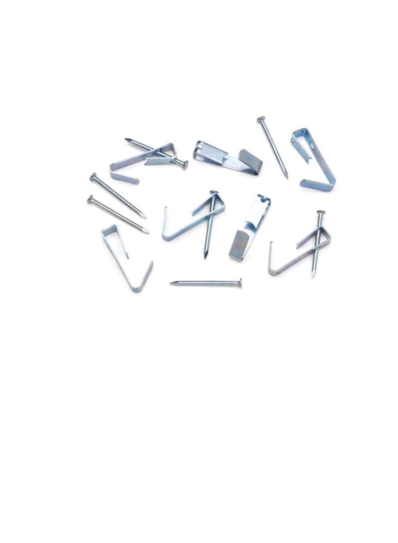 Picture Hangers Hooks with Nails 15 lb Zinc Plated 36 pcs