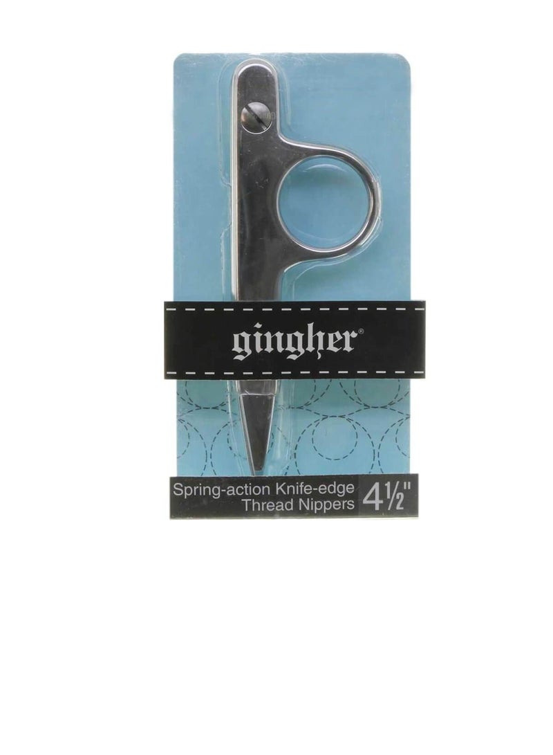 Spring-action Knife-Edge Thread Nippers