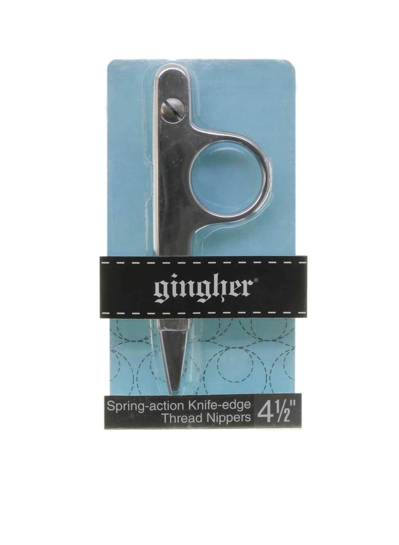 Spring-action Knife-Edge Thread Nippers