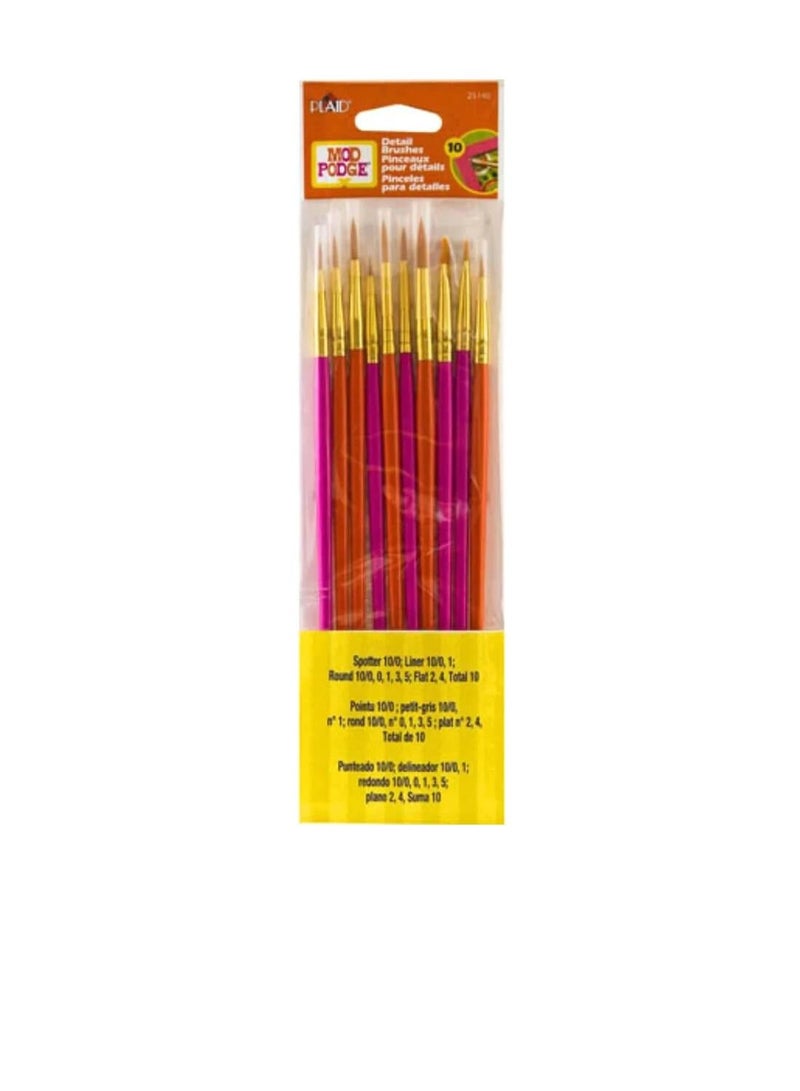 Mod Podge Brush Set 10 Pkg