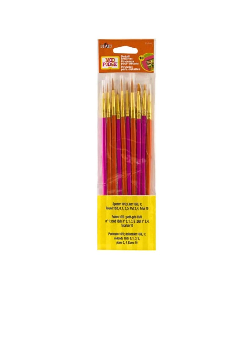 Mod Podge Brush Set 10 Pkg