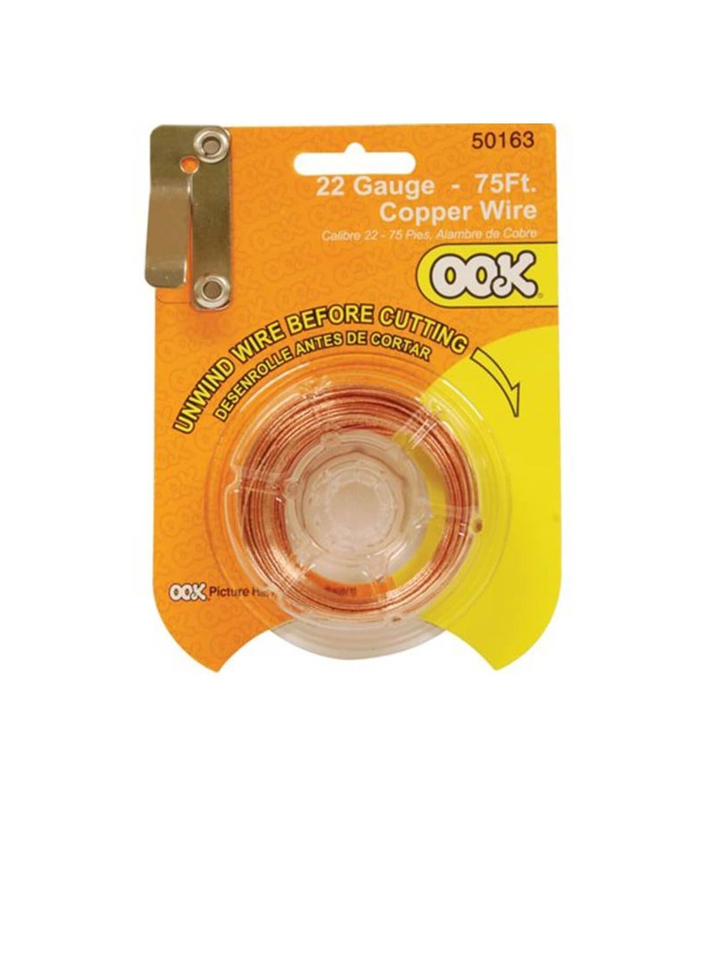 Copper Hobby Wire 22 gauge 75 feet