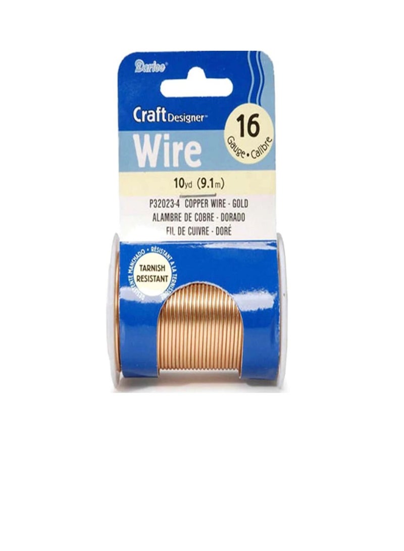 Craft Wire 16 Gauge Gold 10 yards