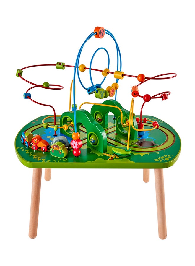 Wooden Jungle Play And Train Activity Table E3801 5.99cm