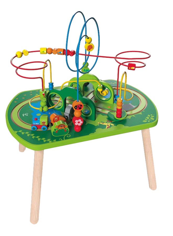 Wooden Jungle Play And Train Activity Table E3801 5.99cm