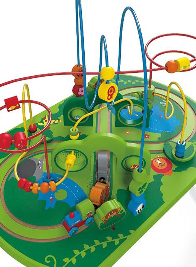 Wooden Jungle Play And Train Activity Table E3801 5.99cm