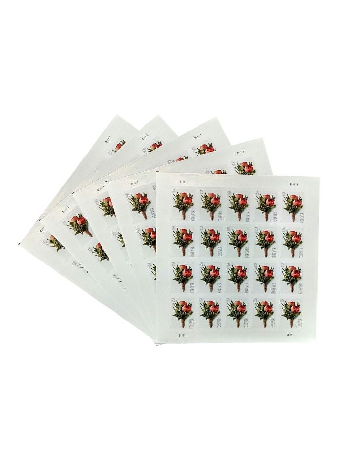 20-Piece Celebration Boutonniere Stamps