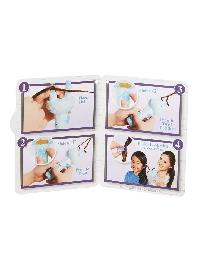 Elsa's Hair Twirler Vanity Accessory Set 8.33x28.24x22.02cm