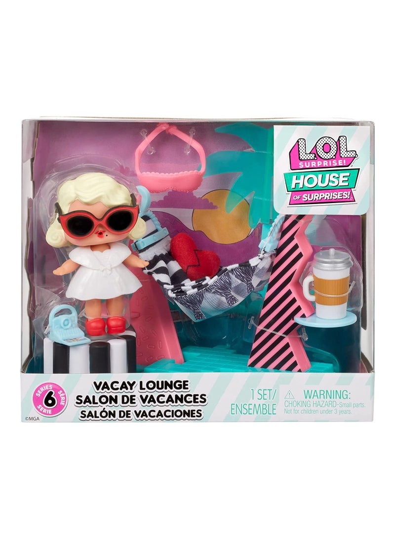 O.M.G. House of Surprises - Vacay Lounge Playset